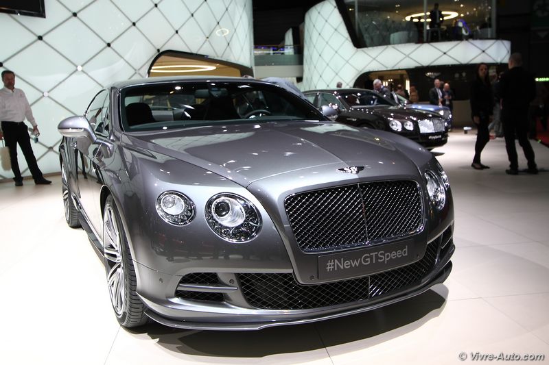 Bentley Continental GT Speed, des chevaux en plus pour Genève