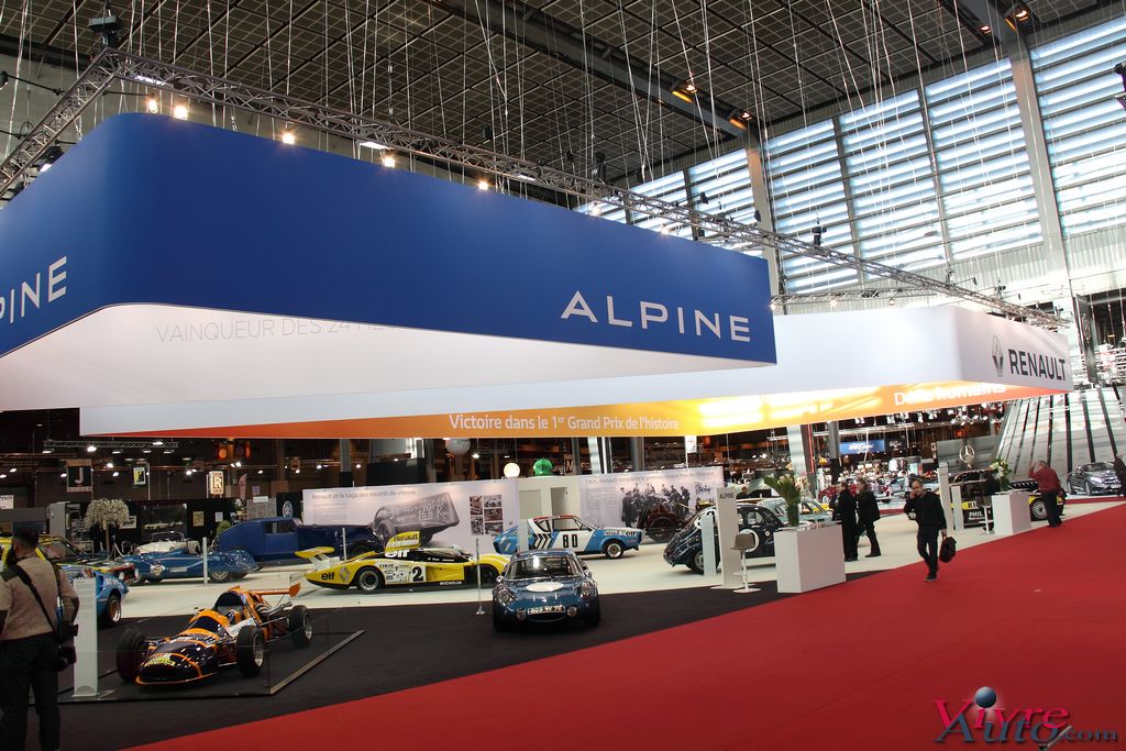 Salon Rétromobile 2016 Stand Renault-Alpine en photos