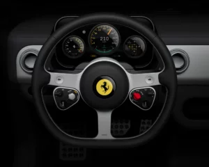 Volant en aluminium recyclé de la Ferrari Luce inspiré par Jony Ive