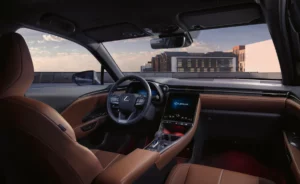 Intérieur du Lexus LBX 2023