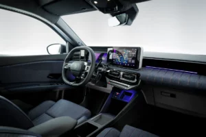 Intérieur de la Renault 4 E-Tech electric 2025