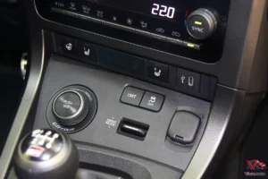 Sélecteur rotatif des modes de transmission GR-Four sur console centrale de la Toyota GR Yaris Édition Ogier