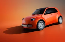 Face avant audacieuse et projecteurs ronds de la Citroën 2 CV Concept.